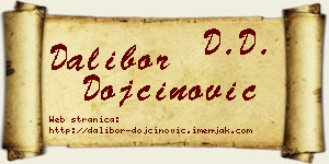Dalibor Dojčinović vizit kartica